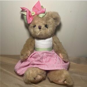 Adorable bear in dress